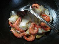 白菜炒基围虾的做法步骤9
